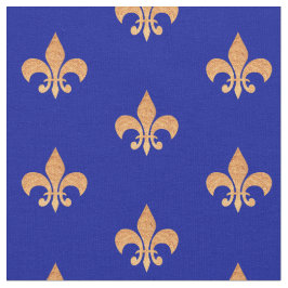 Fleur de lis symbol - örtlilja royal lily | Blå Tyg