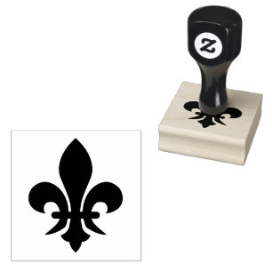 Fleur De Lis Symbol Stämpel