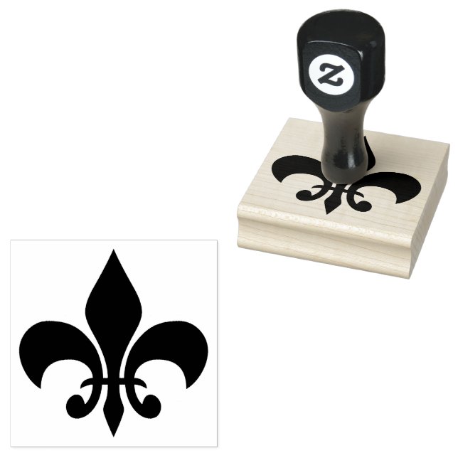 Fleur-de-Lis-symbol Stämpel (Stämplad)