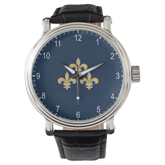 Fleur de Lis symbol Watch Armbandsur (Framsida)