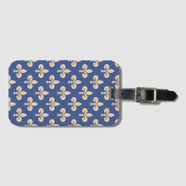 Fleur-de-lis-symboler Bagagebricka (Framsida horisontal)
