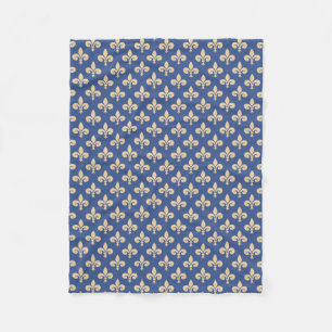 Fleur-de-lis-symboler Fleecefilt
