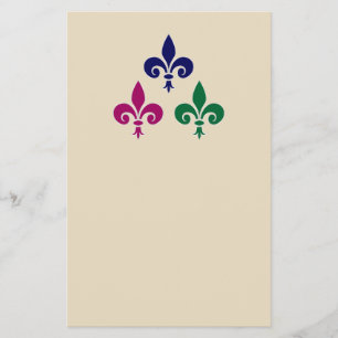 Fleur-de-lis-symboler Flygblad