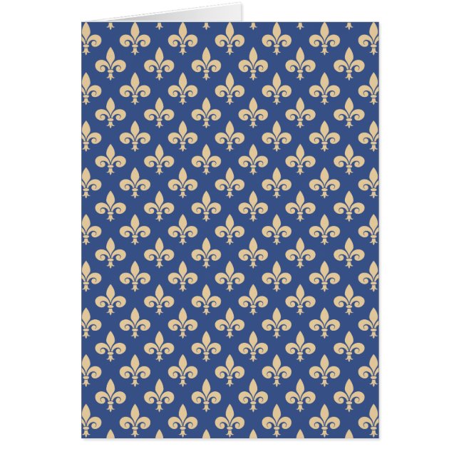 Fleur-de-lis-symboler Hälsningskort (Framsidan)