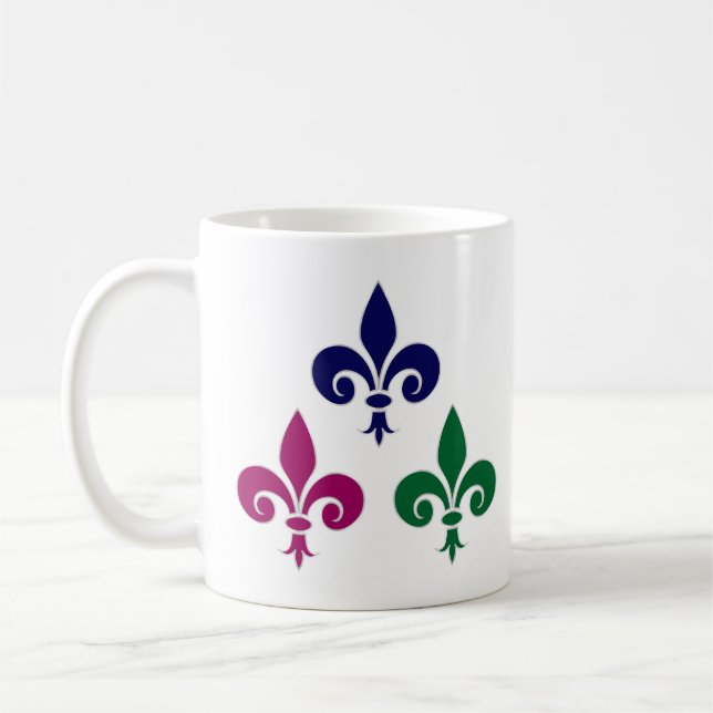 Fleur-de-lis-symboler Kaffemugg (Vänster)