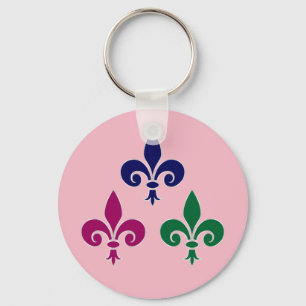 Fleur-de-lis-symboler Nyckelring