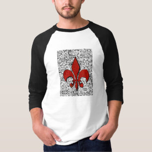 fleur de lis t-shirt