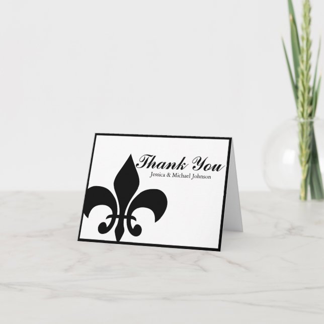 Fleur de Lis tack Kort (Framsida)