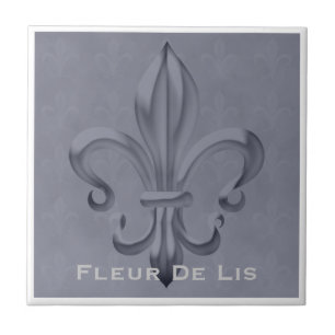Fleur de Lis traditionella panel Kakelplatta