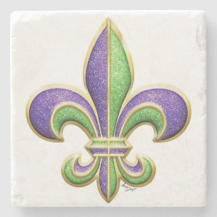 Fleur De Lis Underlägg, New Orleans, Stenunderlägg