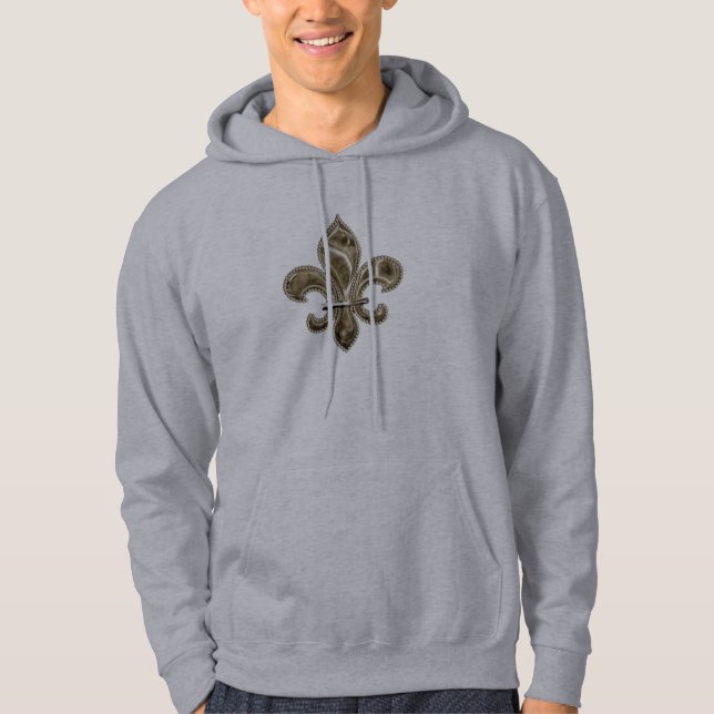 Fleur de Lis Unisex Apparel Sweatshirt (Framsida)