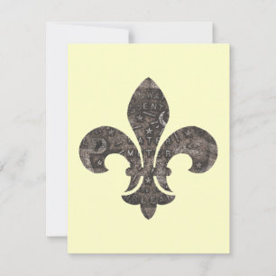 Fleur De Lis Vatten Meter Lid