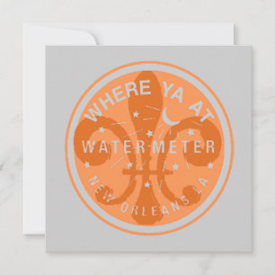 Fleur De Lis Vatten Meter Lid