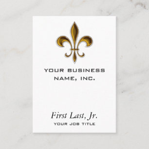 Fleur De Lis Visitkort