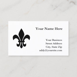 Fleur de Lis Visitkort