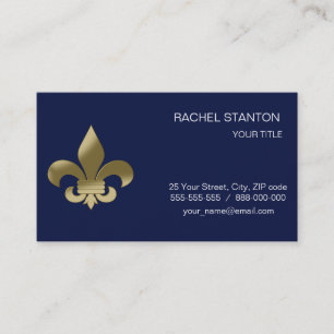 Fleur de Lis Visitkort