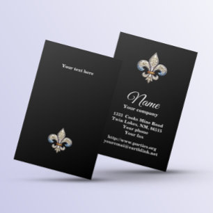 Fleur de Lis Visitkort
