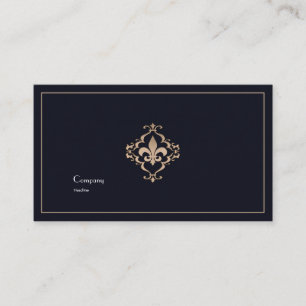 Fleur De Lis Visitkort