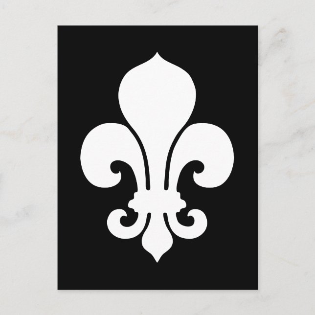 Fleur De Lis Vykort (Framsida)