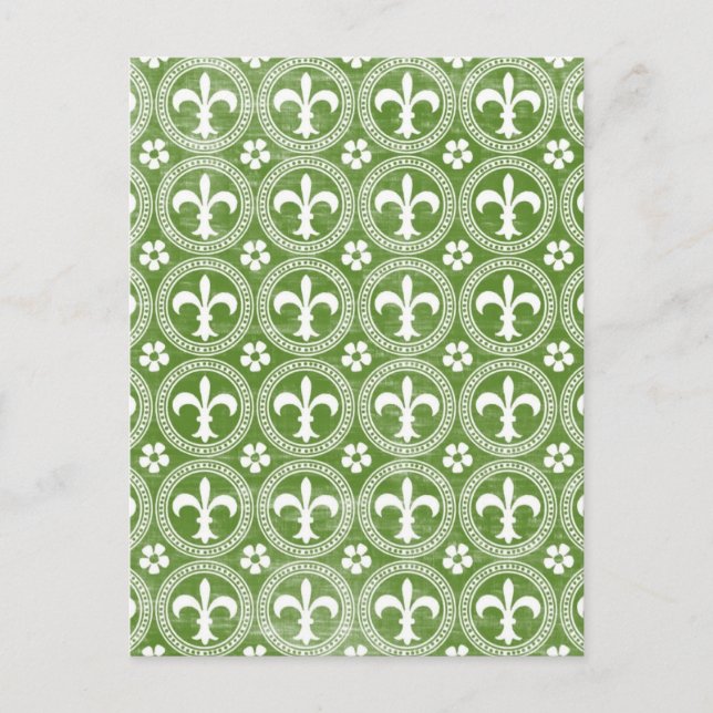 Fleur De Lis Vykort (Framsida)