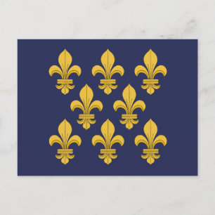 Fleur-de-lis Vykort