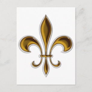 Fleur De Lis Vykort