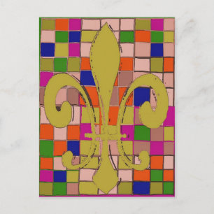 Fleur De Lis Vykort