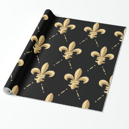 Fleur De Lis Wrapping papper Presentpapper