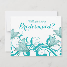 Fleur de Lyrica, kommer du att bli min Bridesmaid? Inbjudningar