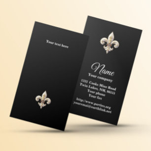 Fleur de Lys 2 Visitkort