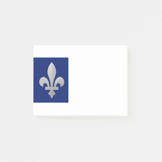 Fleur de lys-Blommönster, liten anteckningsruta Post-it Block (Framsida)
