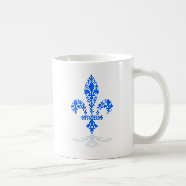 Fleur de lys kaffemugg (Höger)