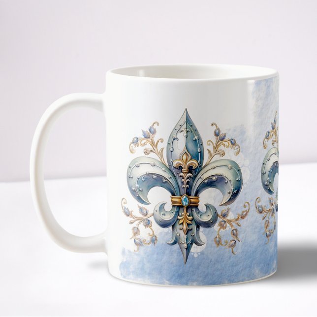Fleur de Lys Kaffemugg (Skapare uppladdad)