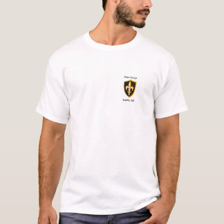Fleur de Lys Lag vit Tee Shirt