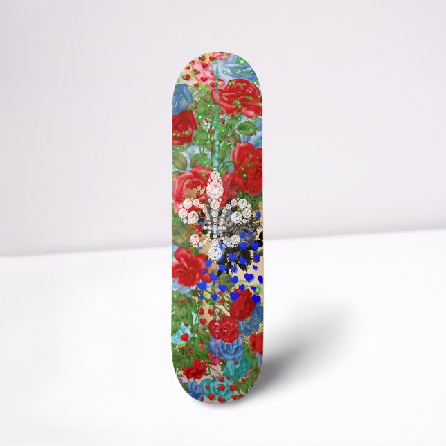 Fleur De Lys Mini Skateboard Bräda 18,5 Cm (Skapare uppladdad)