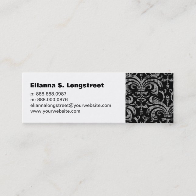 Fleur de Lys Personlig visitkort (Framsida)