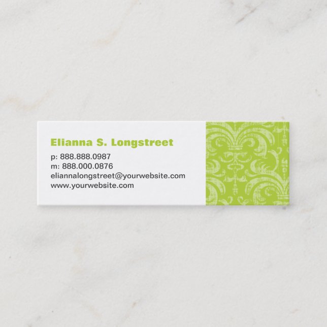 Fleur de Lys Personlig visitkort (Framsida)