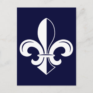 Fleur de Lys Postcard Vykort