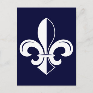 Fleur de Lys Postcard Vykort