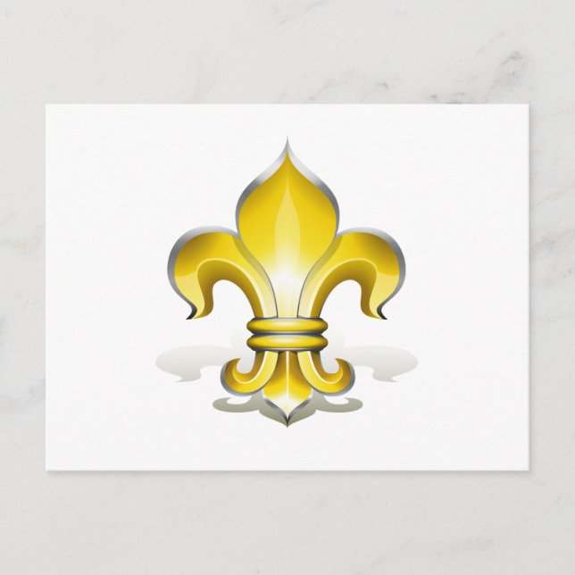Fleur de Lys Vykort (Framsida)