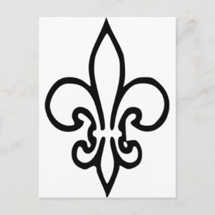 Fleur de lys vykort
