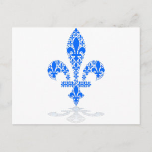 Fleur de lys vykort