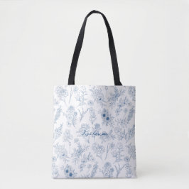 Fleur de Saison tote bag Tygkasse