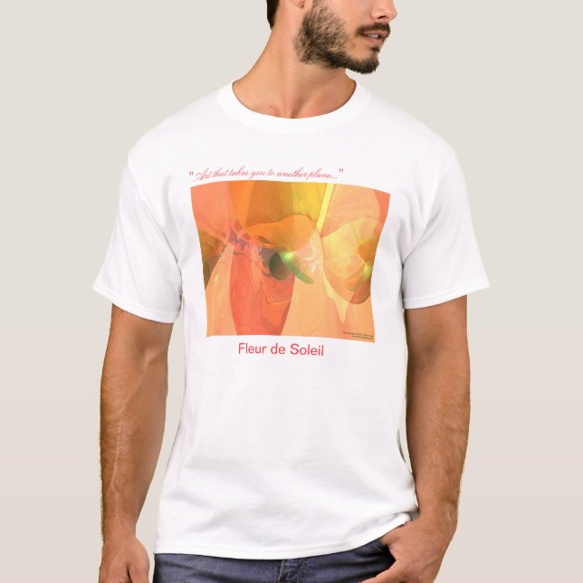 Fleur de Soleil T-tröja T-shirt (Framsida)