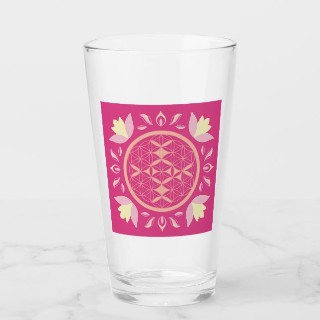 fleur de vie glaskopp (Framsida)