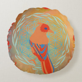 Fleur de vie oiseau rund kudde