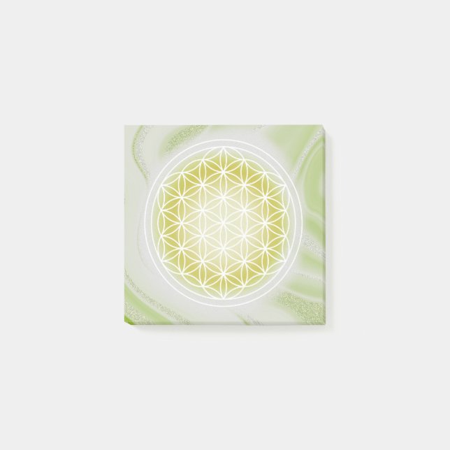 Fleur de vie post-it block (Framsida)
