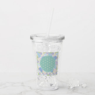 fleur de vie, take away mugg