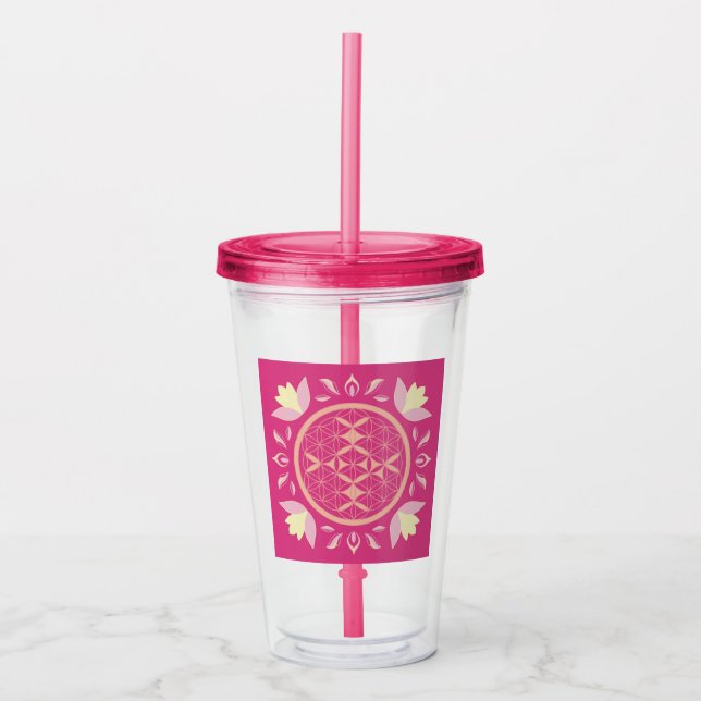 fleur de vie take away mugg (Framsida)
