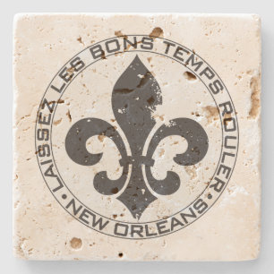 Fleur di lis "Let bra times roll" Stenunderlägg